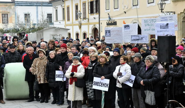 Varaždinsko smeće, prosvjed u Varaždinu 5.1.2018.