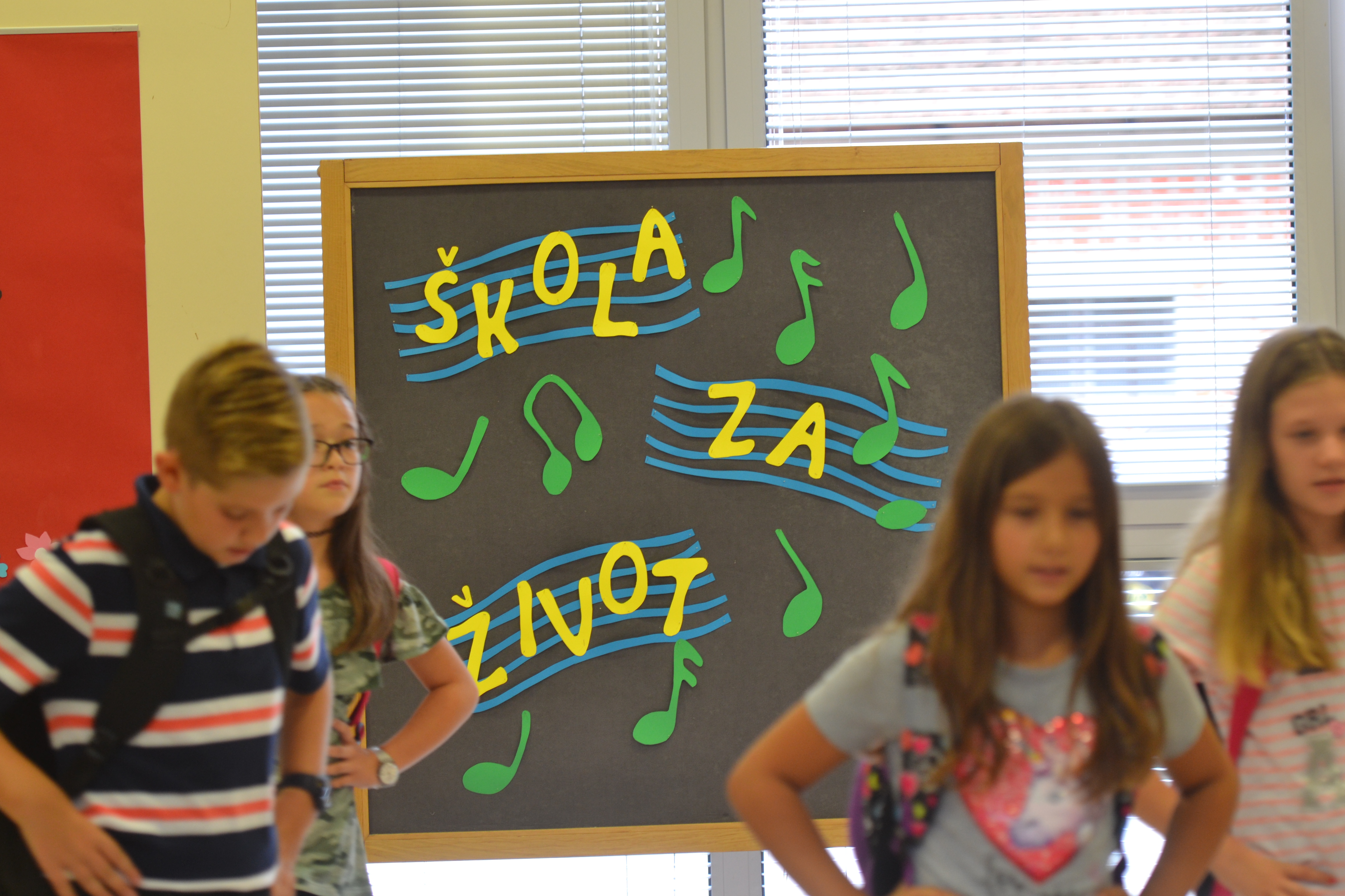 Prvi dan škole u OŠ Trnovec Bartolovečki