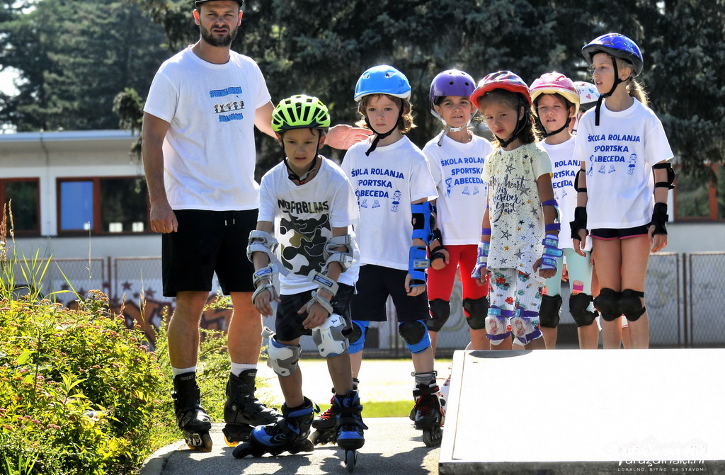 ŠKOLA ROLANJA Oko 130 djece naučilo rolati, s njima po prvi puta i roditelji