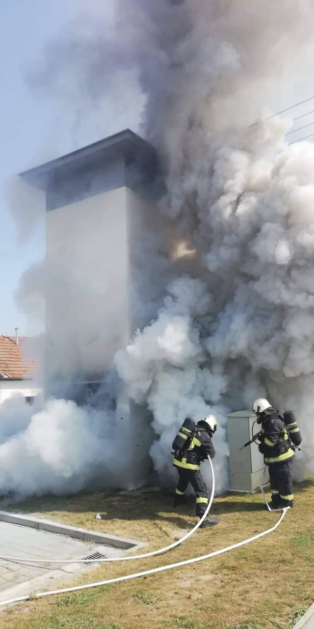 Požar trafostanice u Maloj Subotici