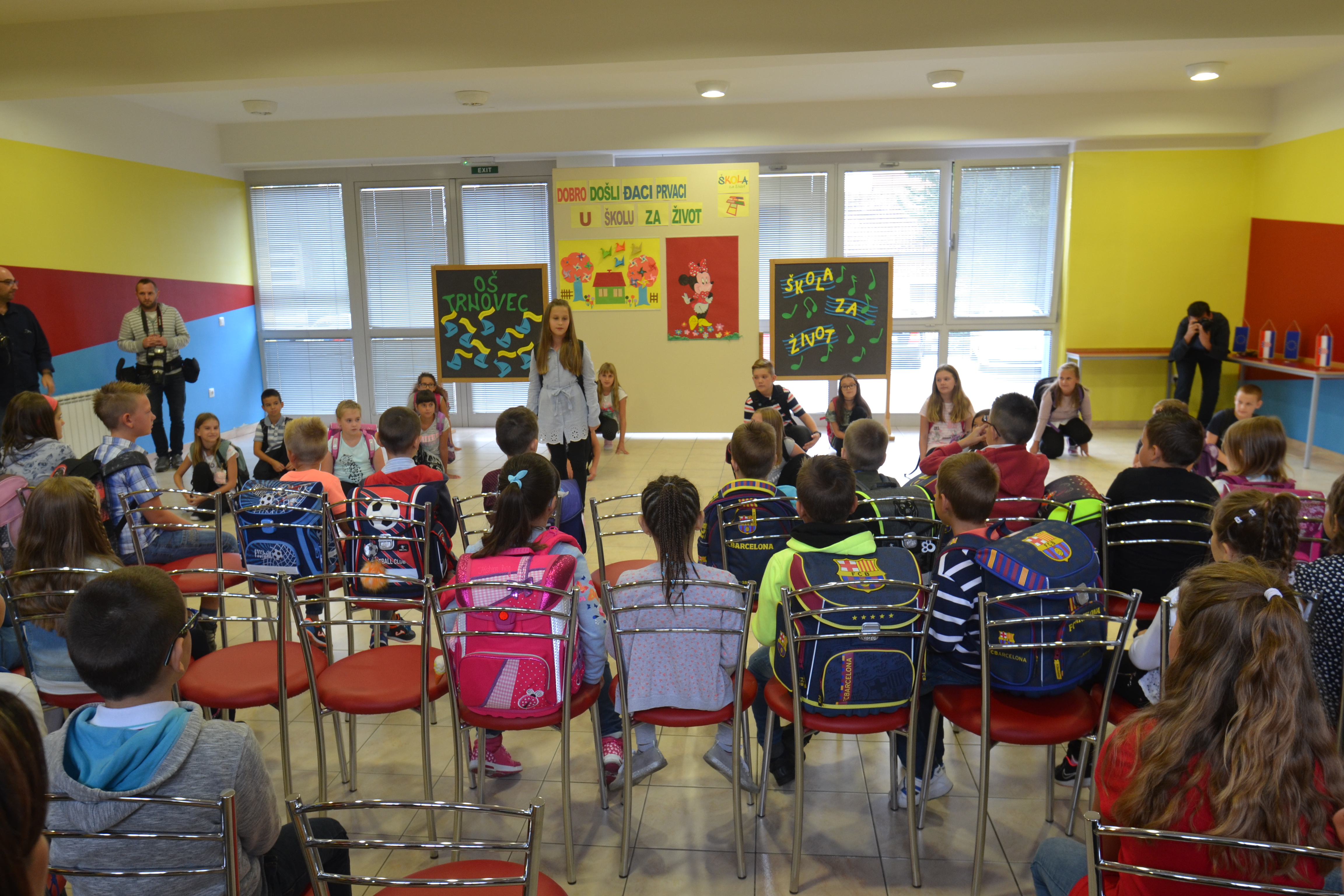 Prvi dan škole u OŠ Trnovec Bartolovečki