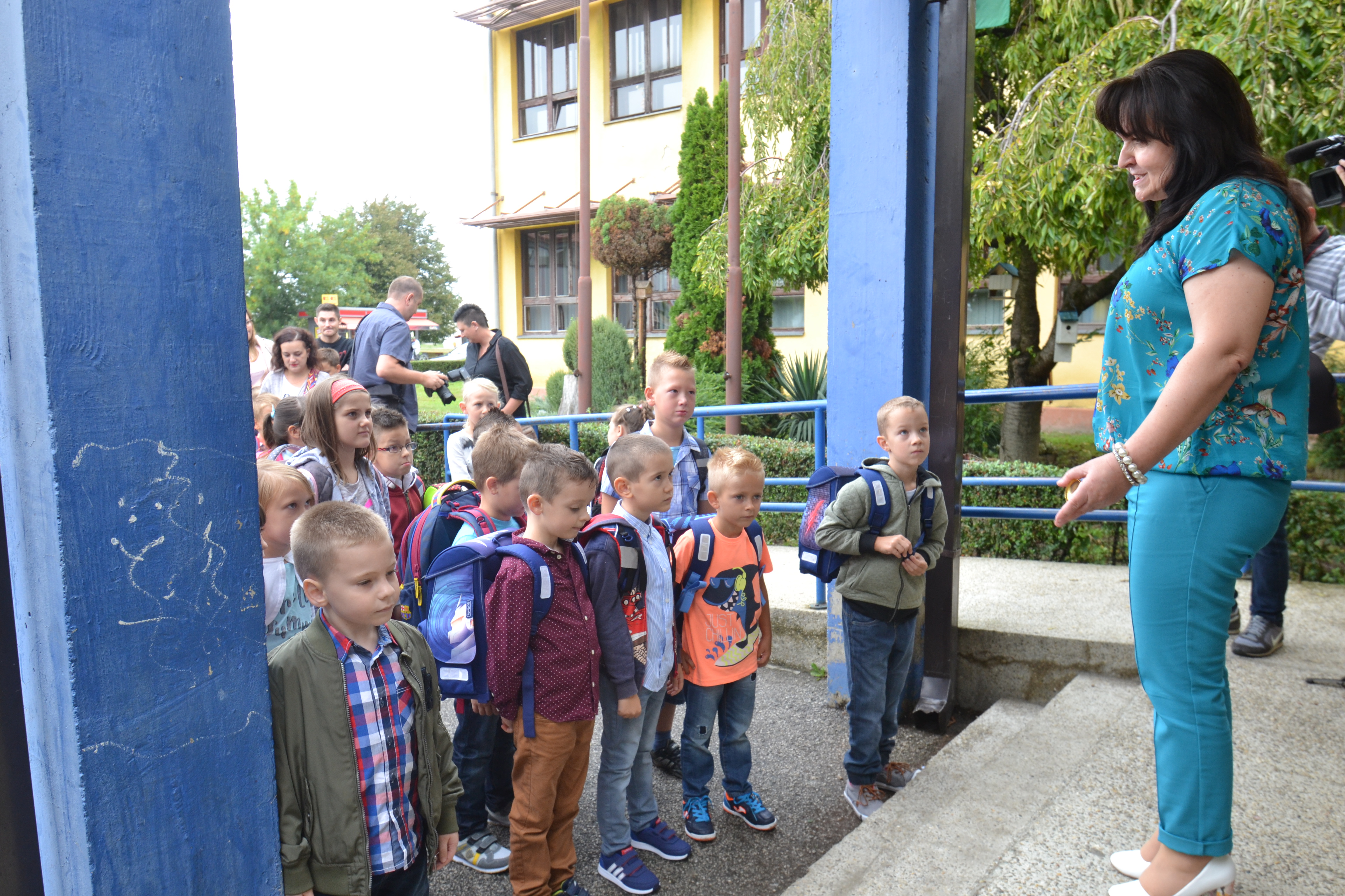 Prvi dan škole u OŠ Trnovec Bartolovečki
