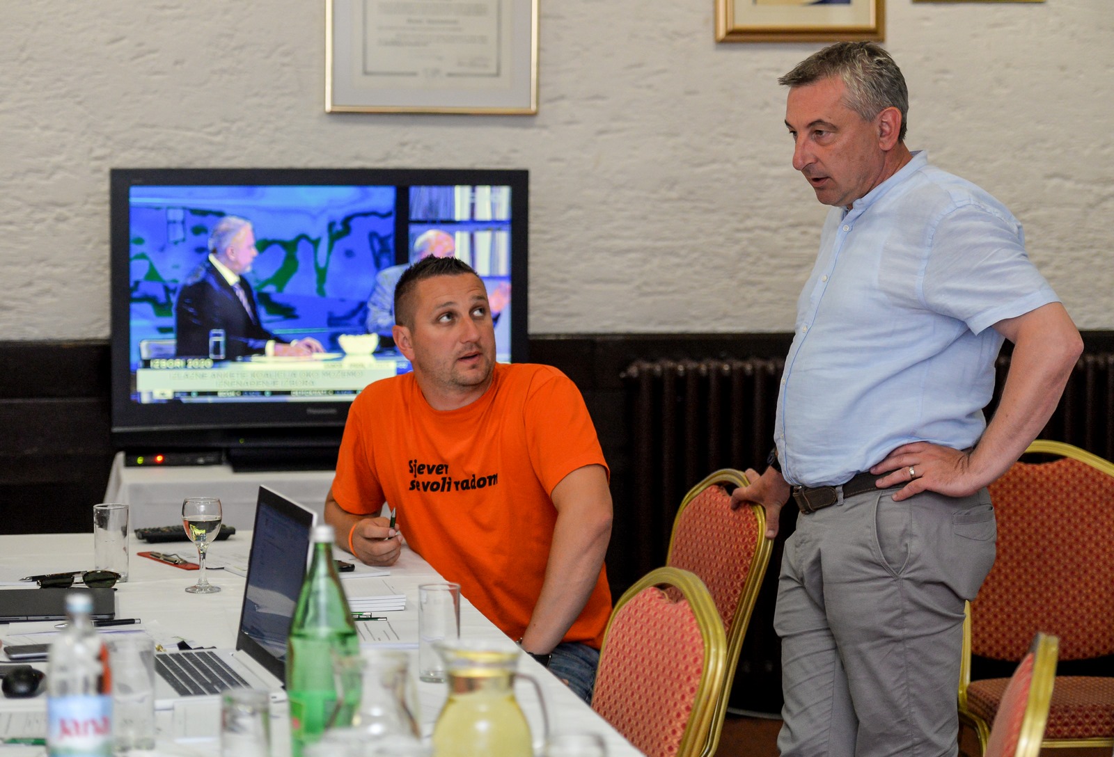 izborni stožer, HNS