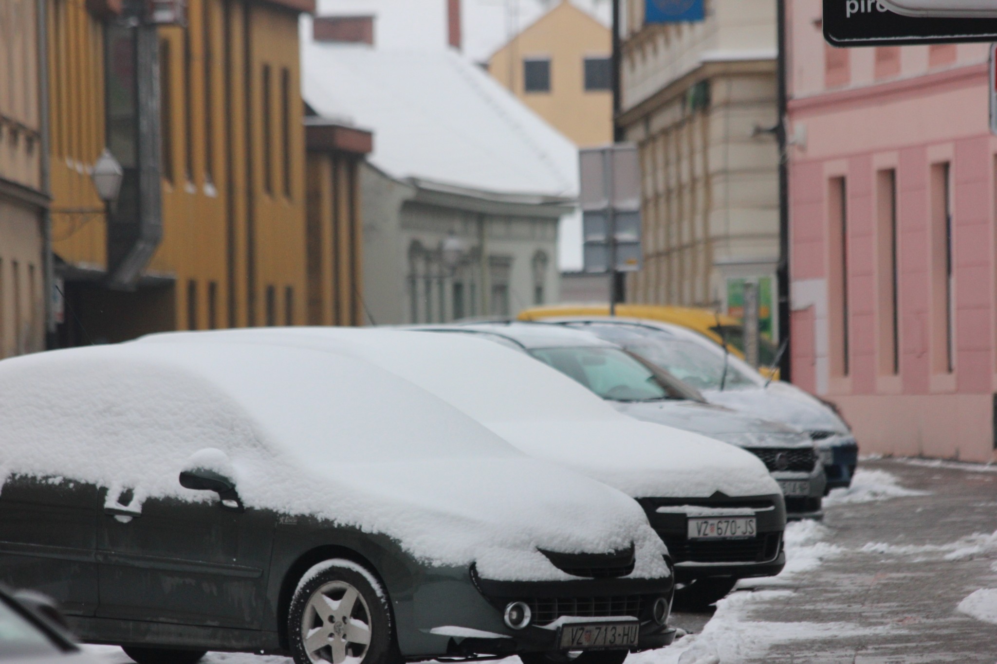 Prvi snijeg 2019., Varaždin