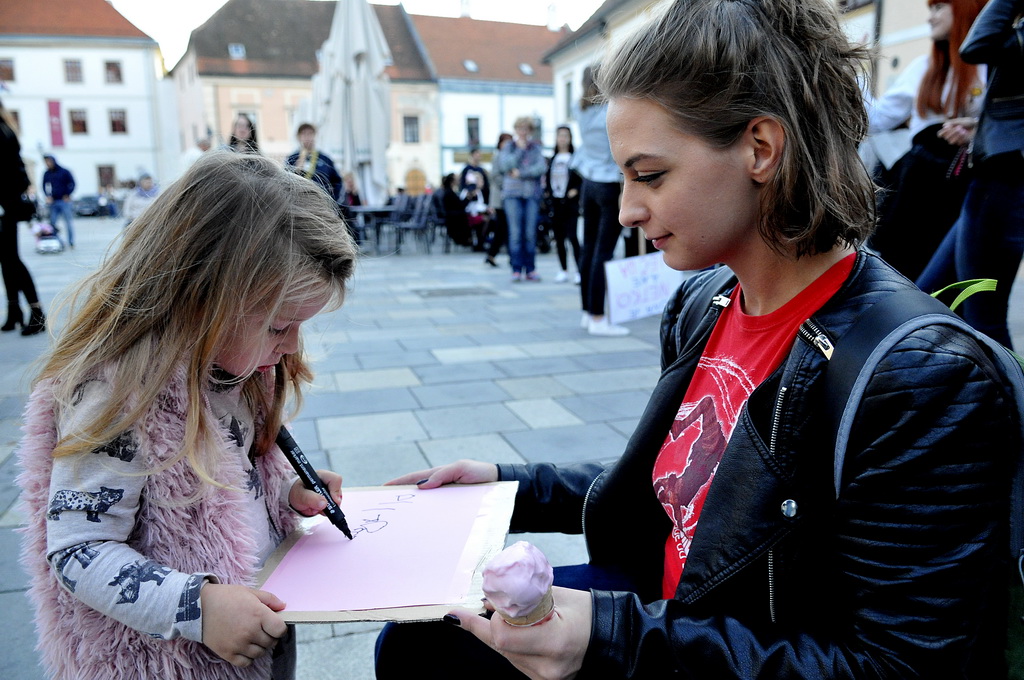 Prosvjed ‘Pravda za djevojčice’ u Varaždinu