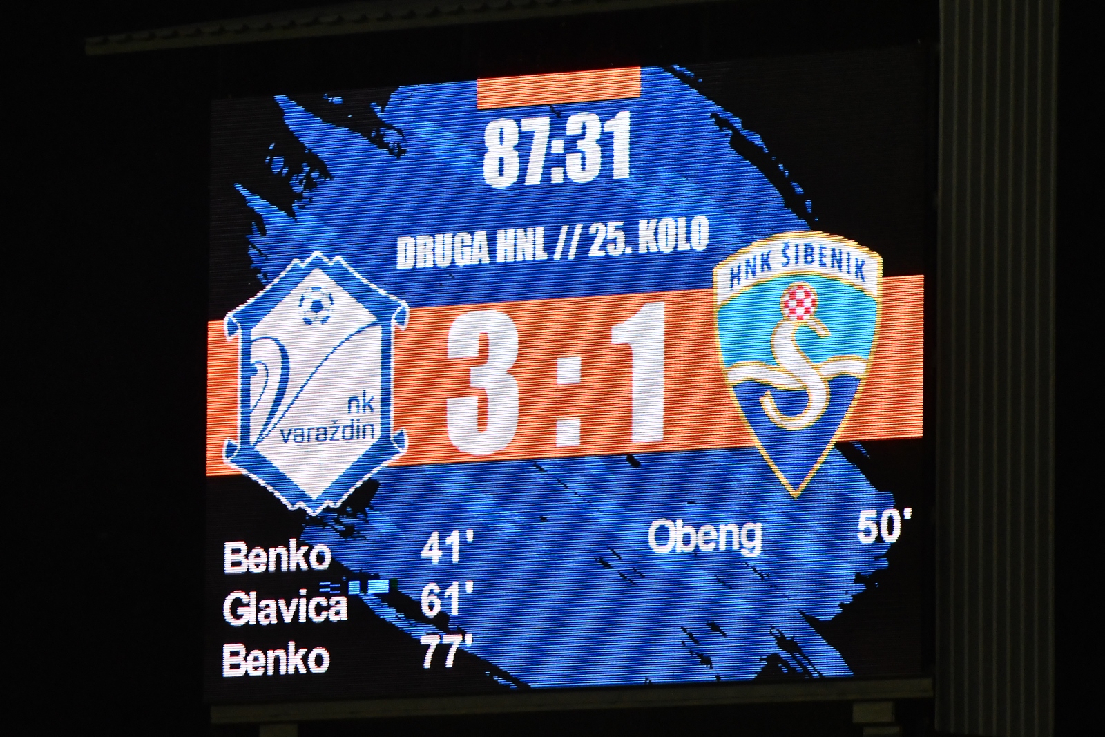 NK Varaždin – NK Šibenik