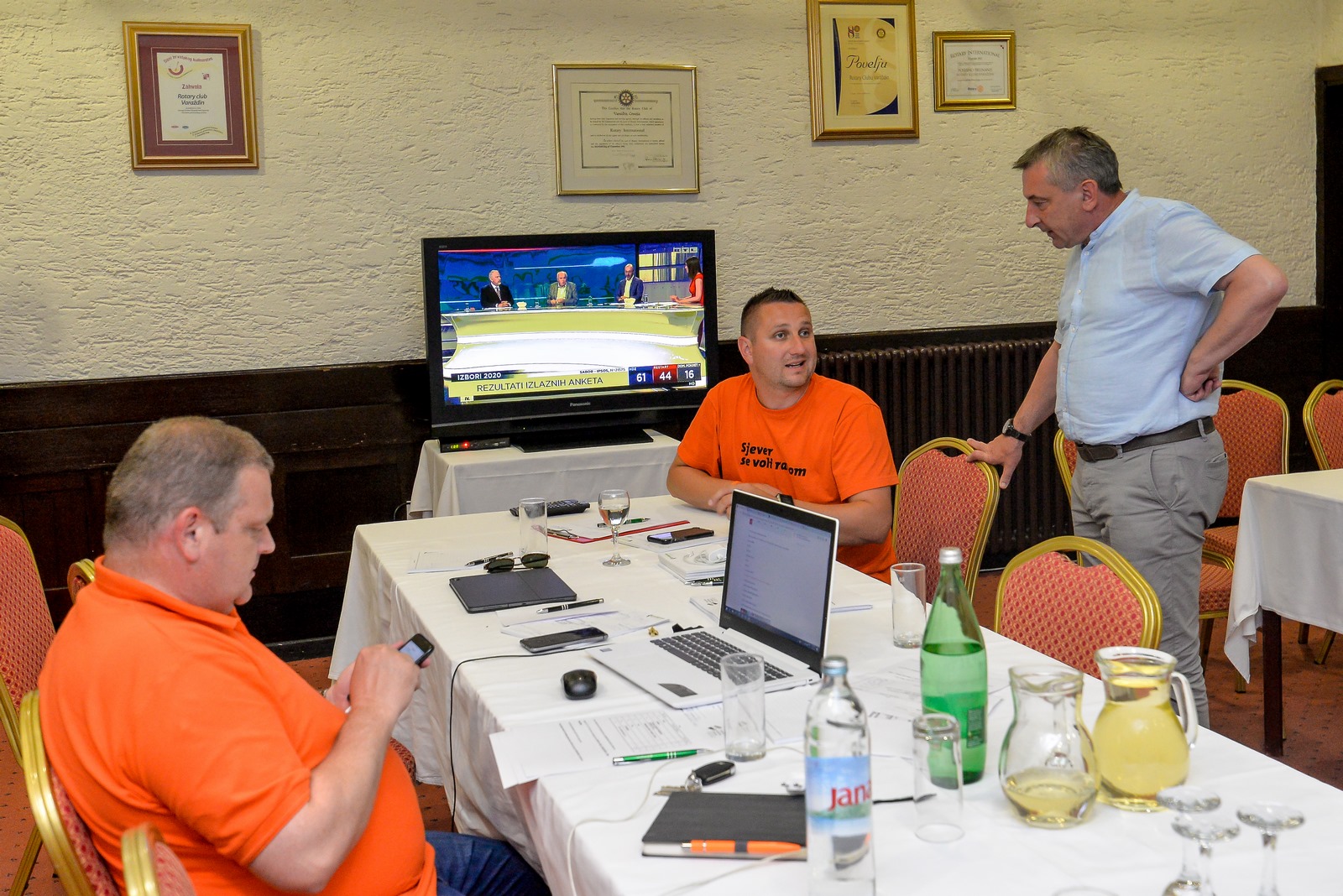 izborni stožer, HNS