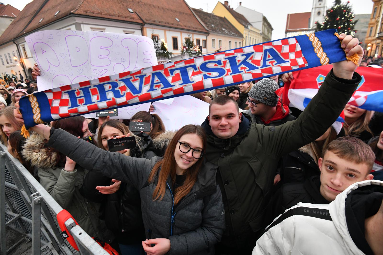 Doček Zlatka Dalića