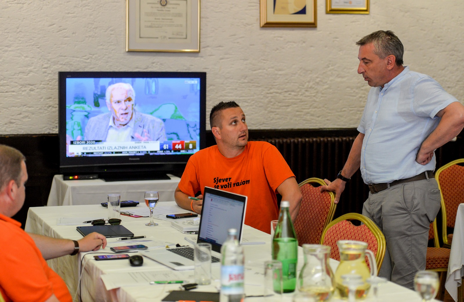 izborni stožer, HNS