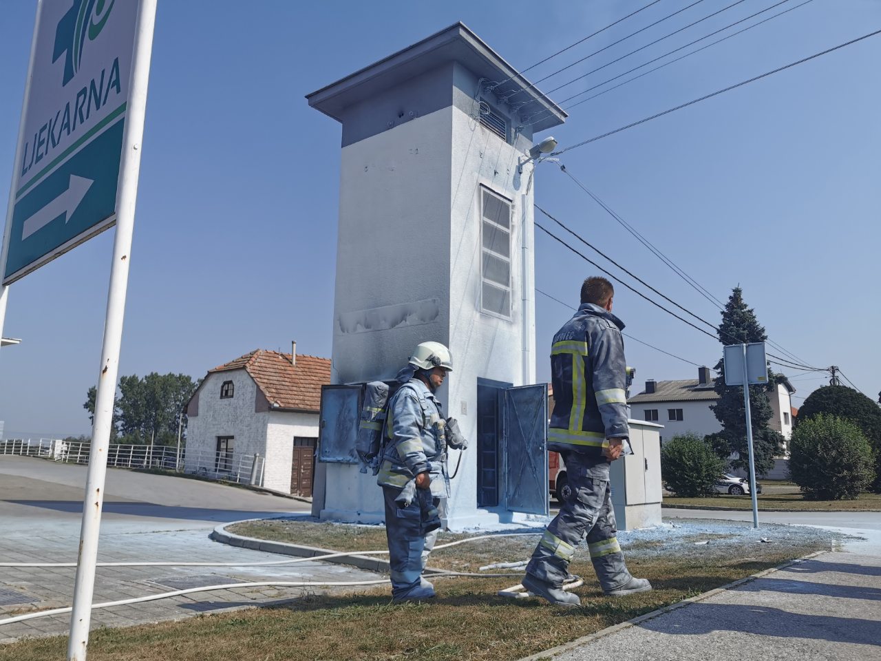 Požar trafostanice u Maloj Subotici