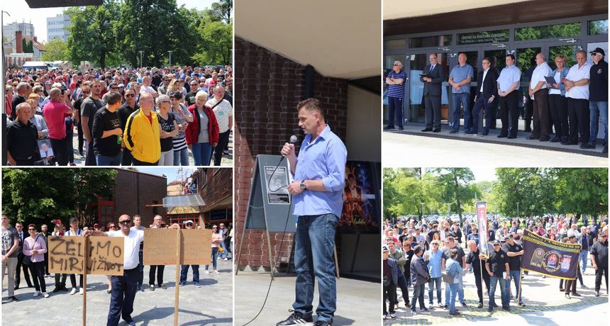 Prosvjed u Čakovcu Prosvjed u Čakovcu