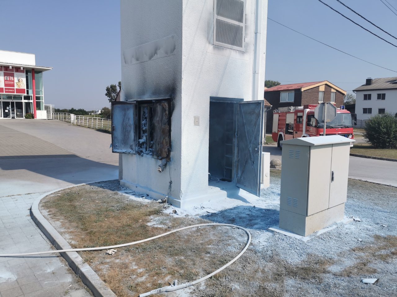 Požar trafostanice u Maloj Subotici