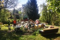 rušenje bespravnih objekata na Dravi kućice vikendice