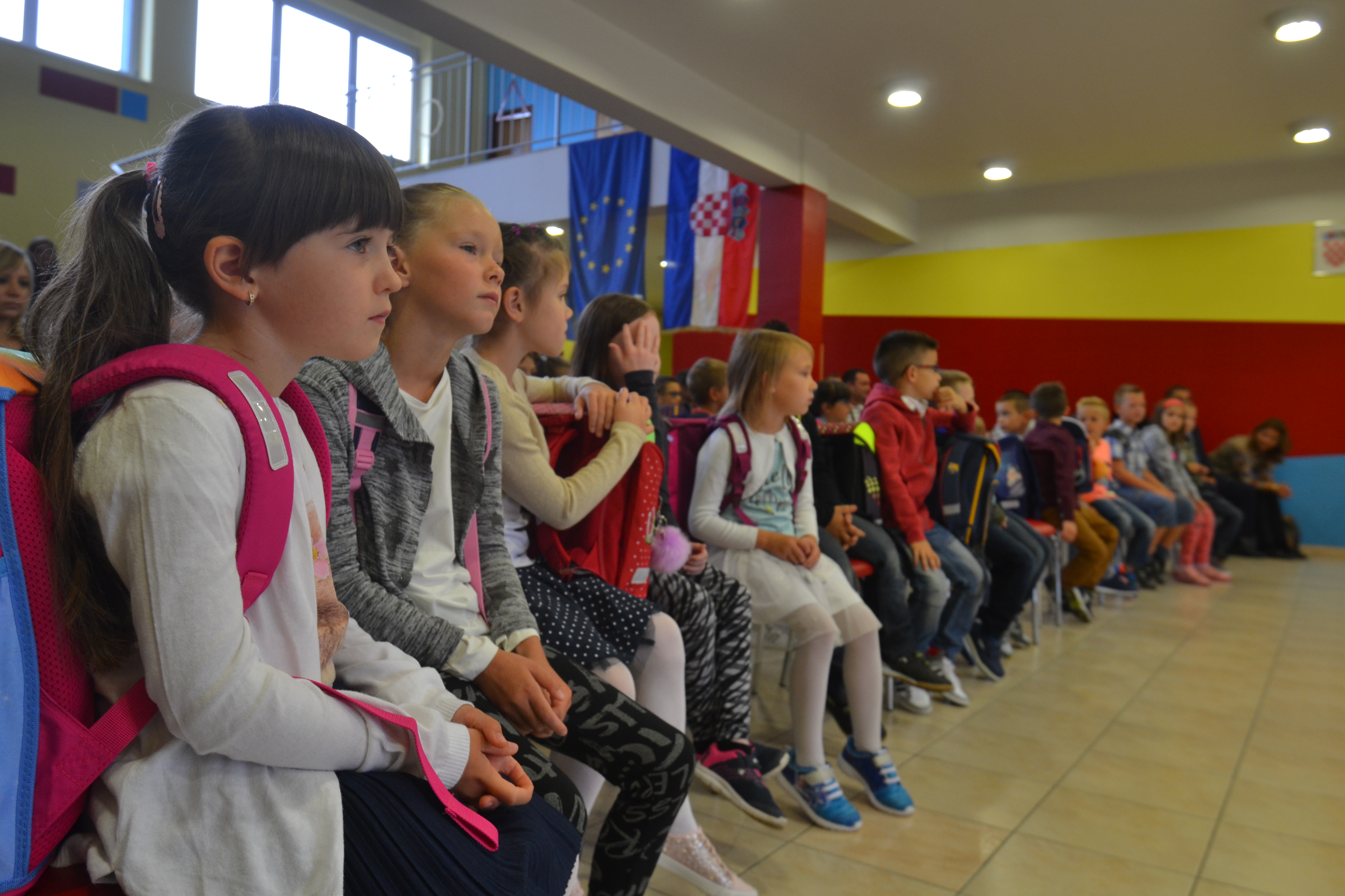 Prvi dan škole u OŠ Trnovec Bartolovečki