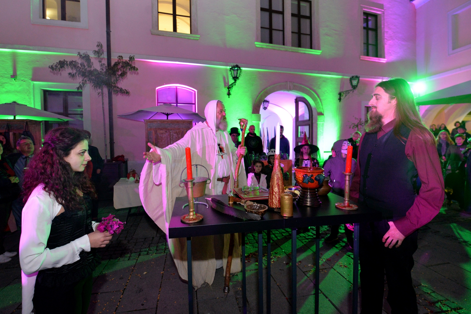 Hallowen party u atriju Županijske palače