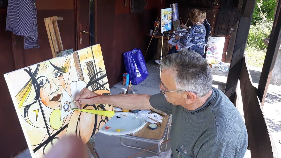 Likovna kolonija u Šćepanju, Breznički Hum