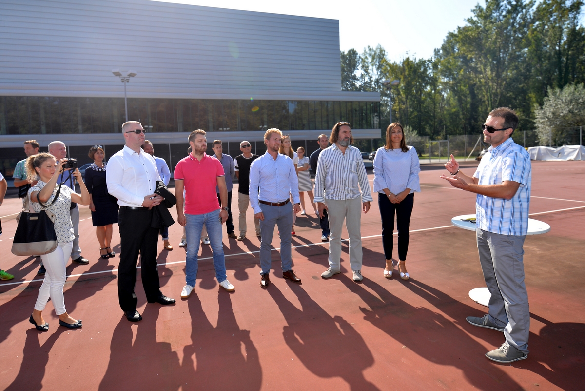 Otvorenje teniskog terena kod varaždinske Arene