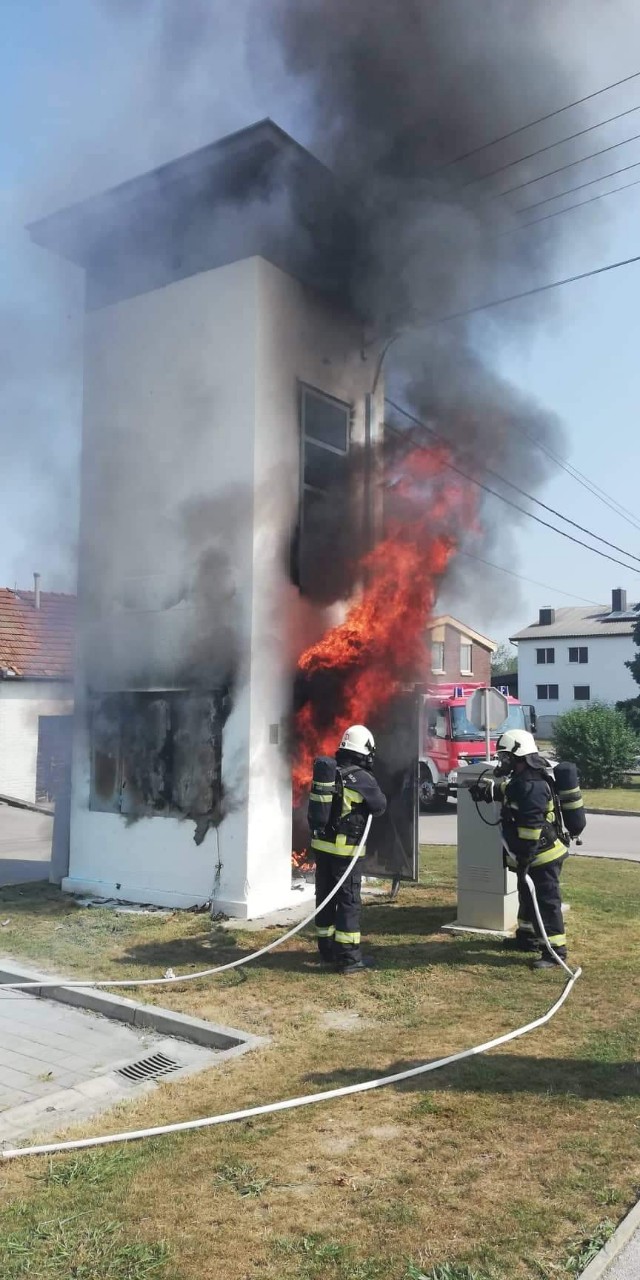 Požar trafostanice u Maloj Subotici
