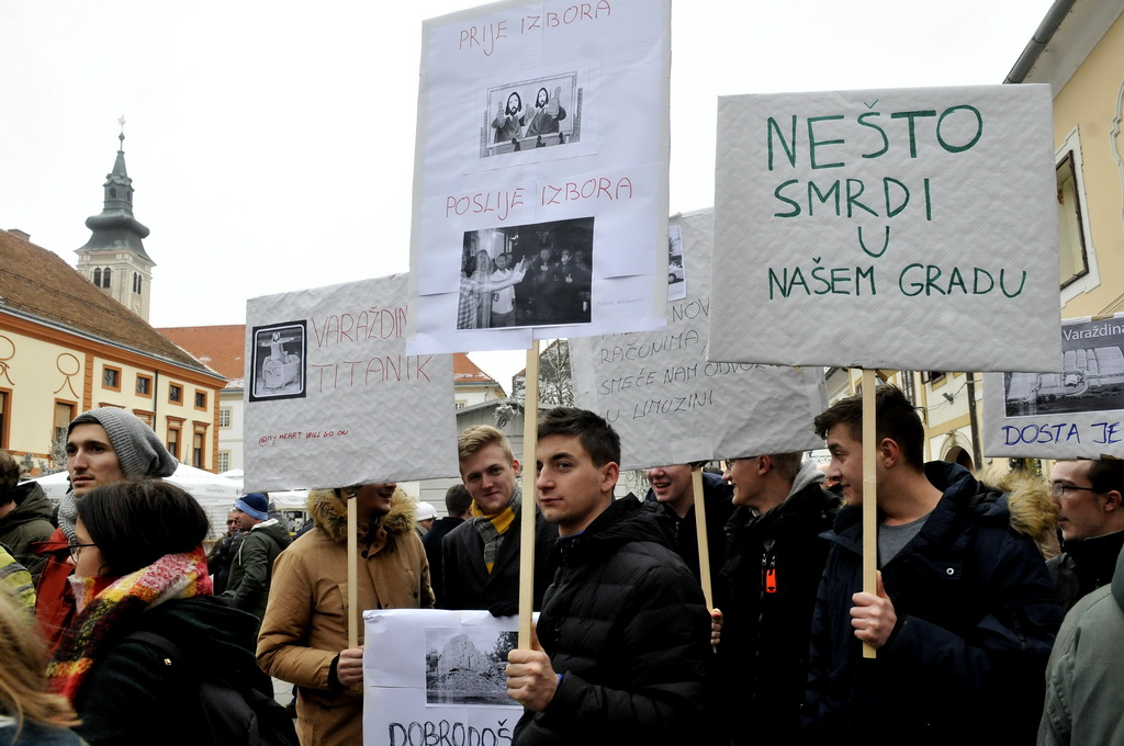 Varaždinsko smeće, prosvjed u Varaždinu 5.1.2018. Varaždinsko smeće, prosvjed u Varaždinu 5.1.2018.
