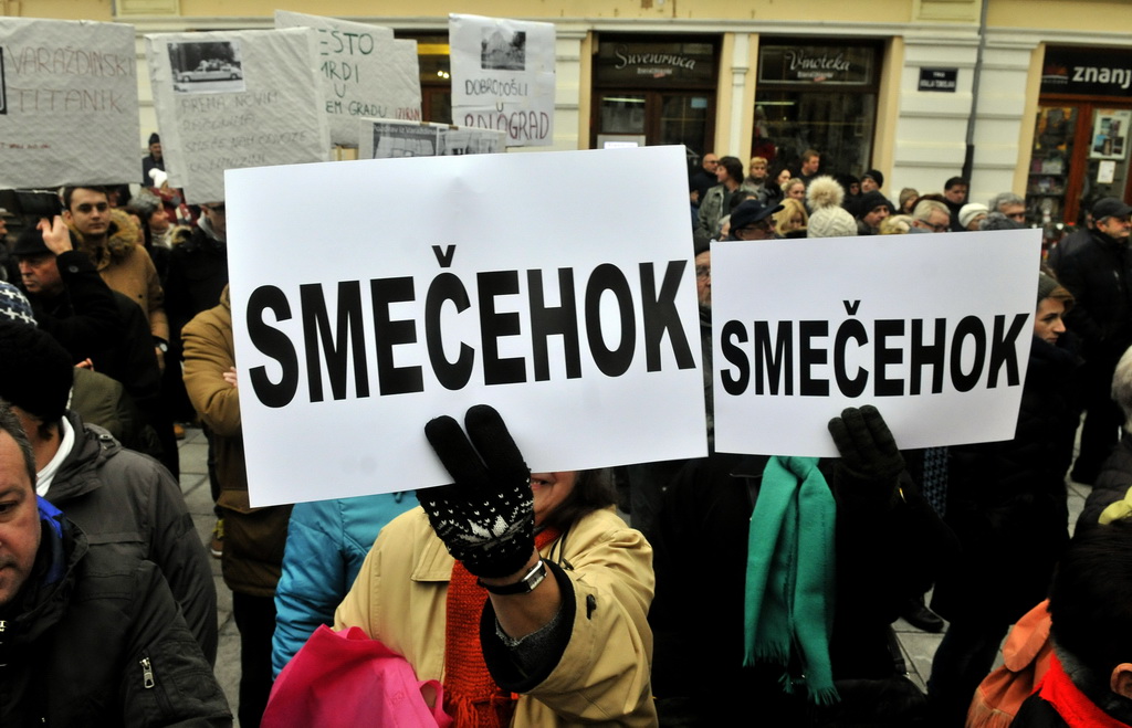 Varaždinsko smeće, prosvjed u Varaždinu 5.1.2018. Varaždinsko smeće, prosvjed u Varaždinu 5.1.2018.