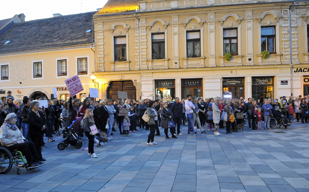 Prosvjed ‘Pravda za djevojčice’ u Varaždinu