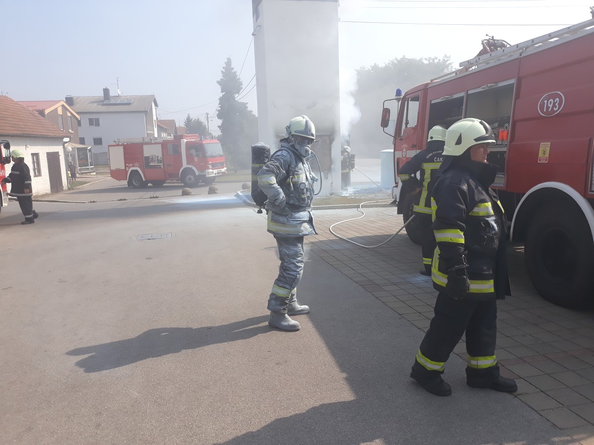 Požar trafostanice u Maloj Subotici