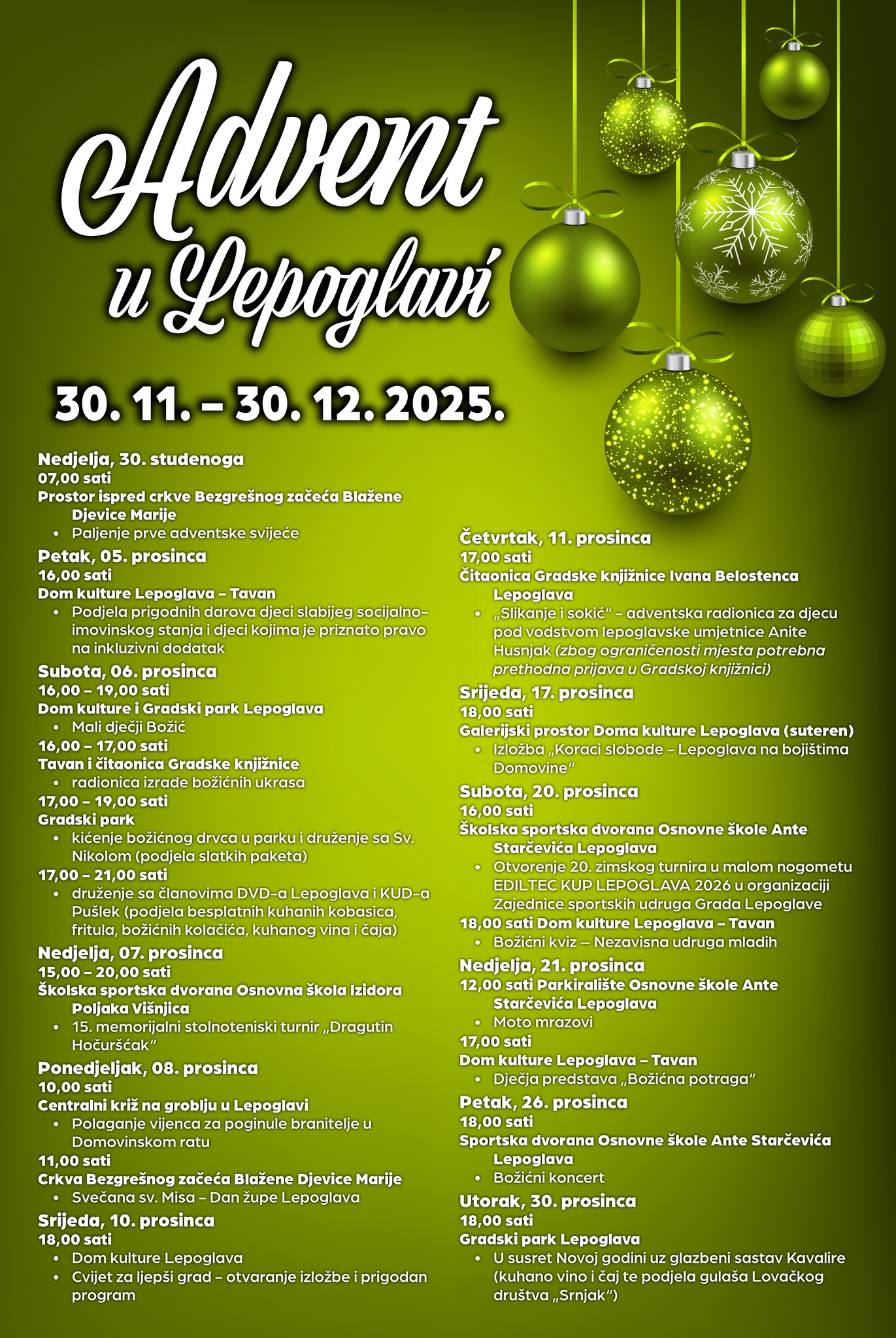 Advent Lepoglava Advent Lepoglava