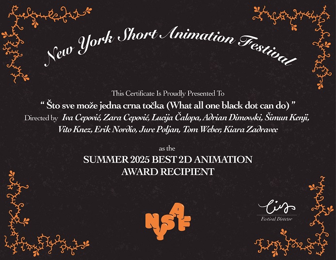 BEST 2D ANIMATION-Što sve može jedna crna točka (What all one black dot can do) (1)