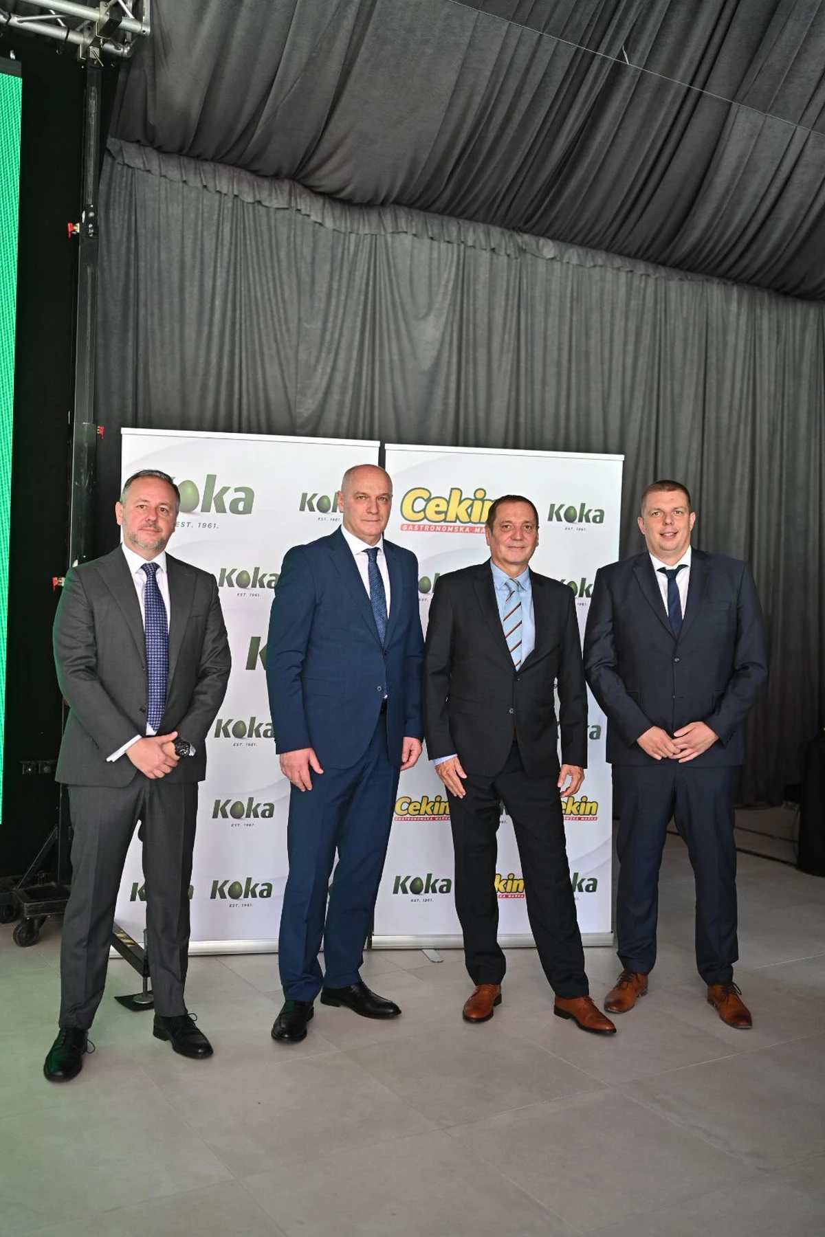 Branimir Bricelj, Nenad Klepač, Stjepan Sabljak i Neven Habunek – foto vindija