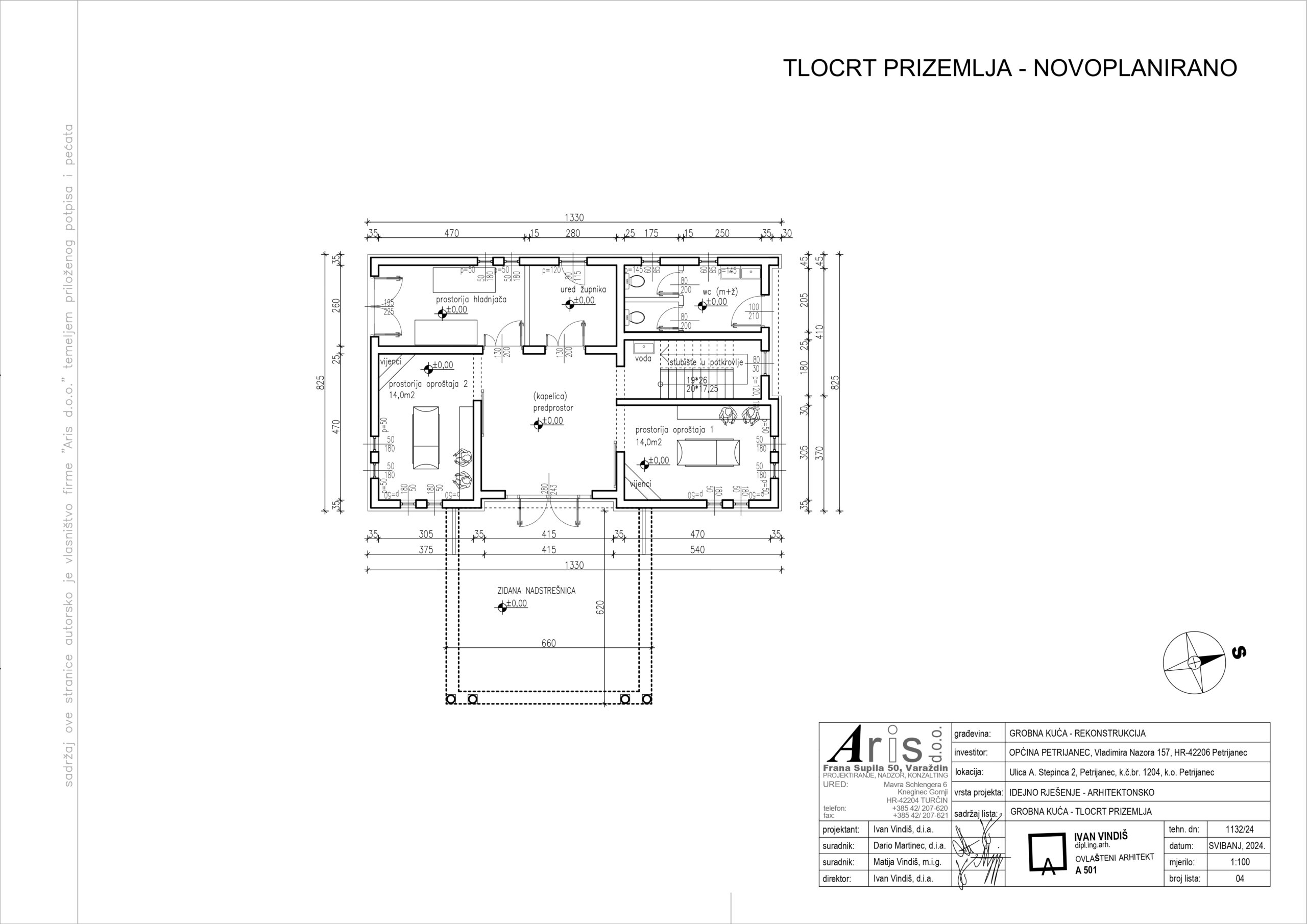 Grobna kuća Petrijanec – nacrti_page-0004 Grobna kuća Petrijanec – nacrti_page-0004