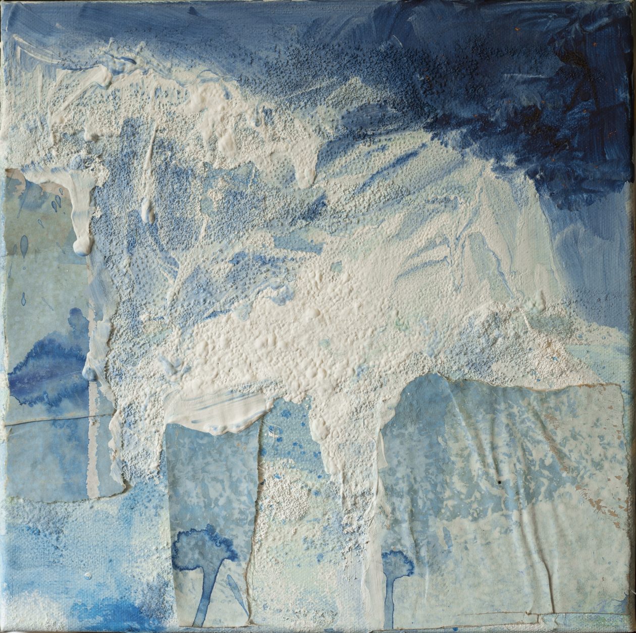 Jakopanec Jasmina_Razlijena tinta_kombinirana tehnika (akril, sol, kolaz)_30x30cm_2024