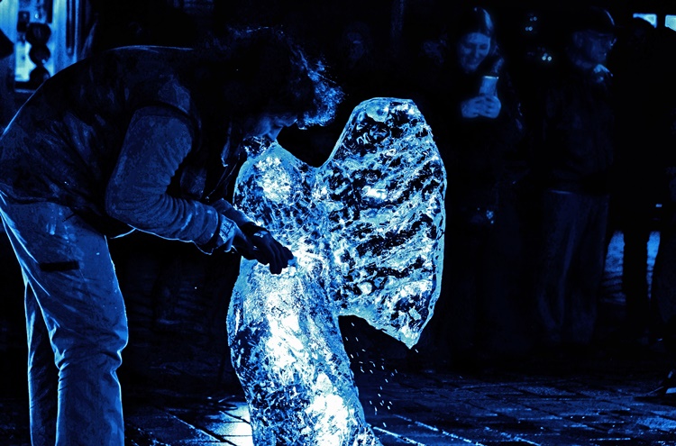 Ledene skulpture purgeraj grad varaždin