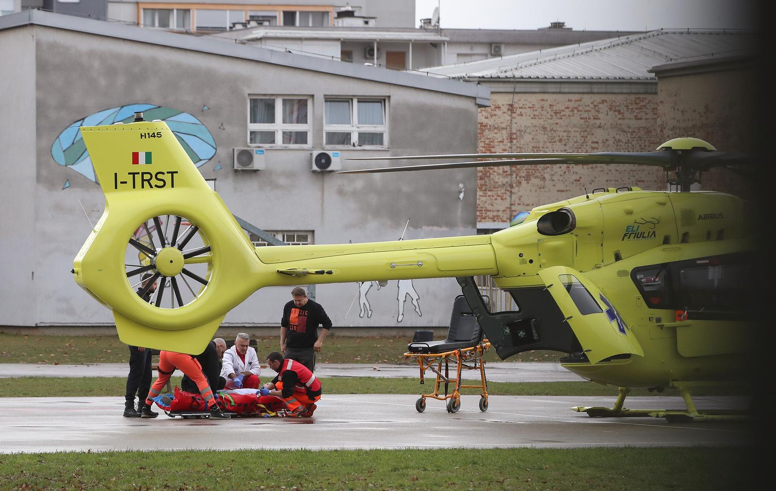 Napad nožem u zagrebačkoj školi u Prečkom, helikopter odvozi ozlijeđene