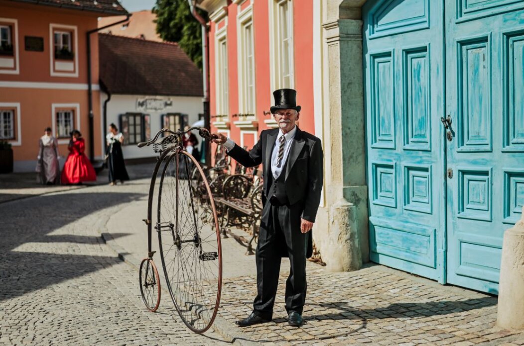 Oldtimer bicikl verglaš verglec