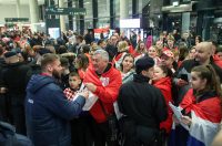 Doček brončanih rukometaša u Zračnoj luci Franjo Tuđman Doček brončanih rukometaša u Zračnoj luci Franjo Tuđman