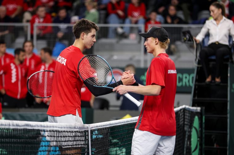 Varaždin: Prvi meč Davis Cupa između Hrvatske i Danske, Matej Dodig – Elmer Moeller