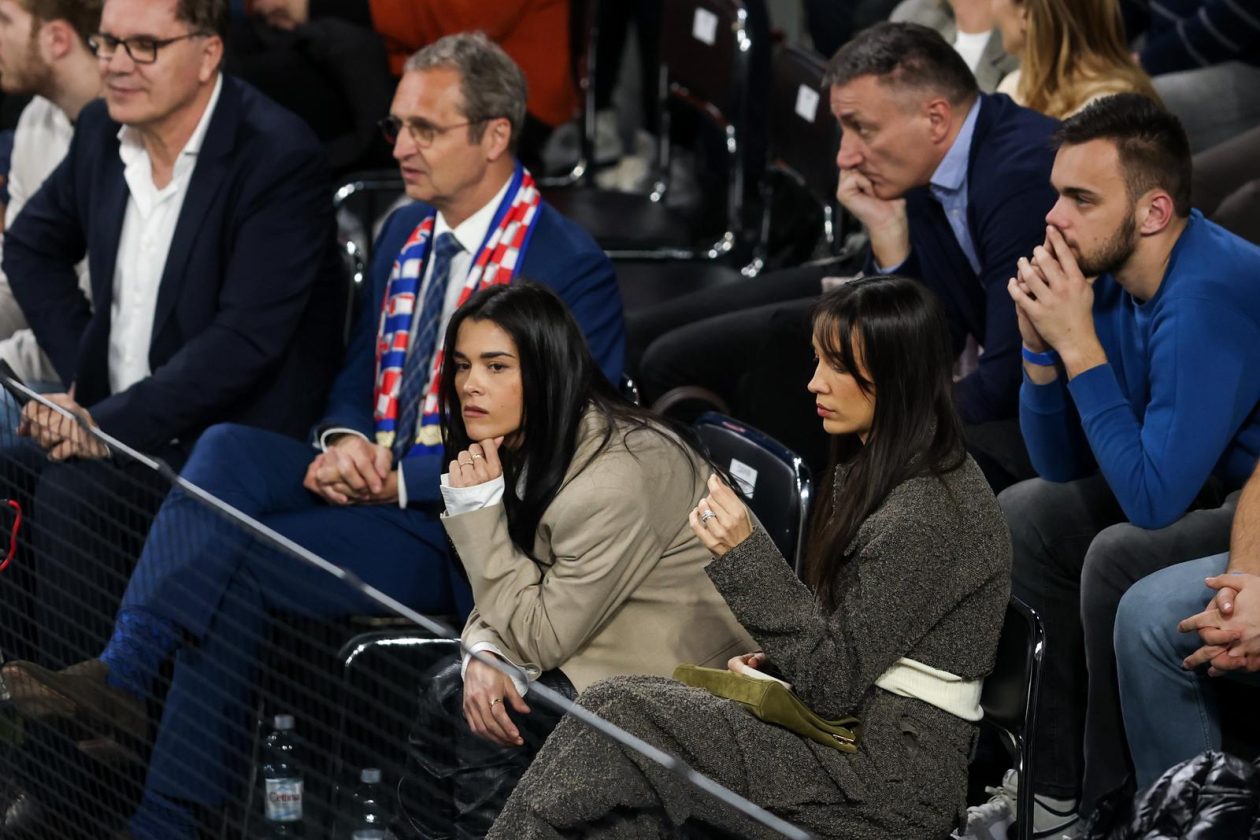 Varaždin: Atmosfera u dvorani tijekom prvog dana kvalifikacija Davis Cupa između Hrvatske i Danske