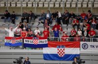 Varaždin: Atmosfera u dvorani tijekom prvog dana kvalifikacija Davis Cupa između Hrvatske i Danske