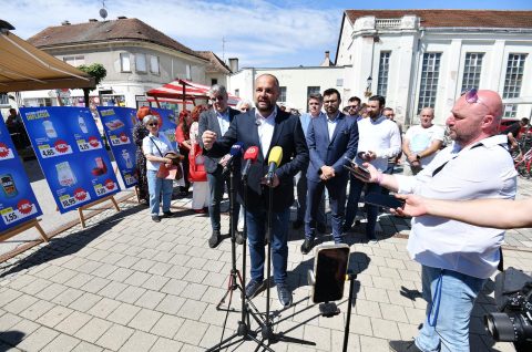Varaždin: Konferencija za medije kampanje SDP-a i Možemo! “Plenkovićeva inflacija” Varaždin: Konferencija za medije kampanje SDP-a i Možemo! “Plenkovićeva inflacija”