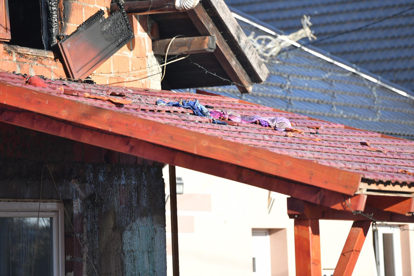 07.03.2025.Kusanec - Troje djece poginulo u požaru u Kuršancu, žena i jedno dijete su u bolnici Photo: Vjeran Zganec Rogulja/PIXSELL