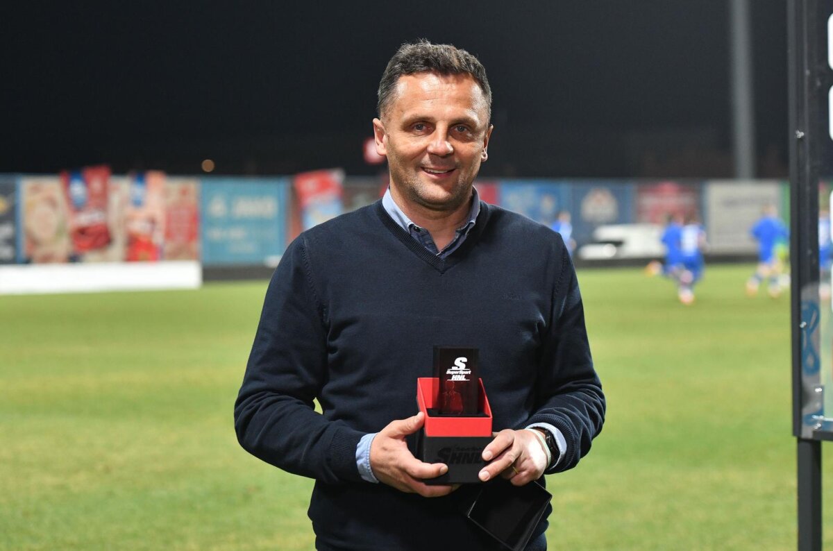 Mario Kovačević dobitnik je nagrade SuperSport HNL-a za trenera mjeseca za 3. mjesec