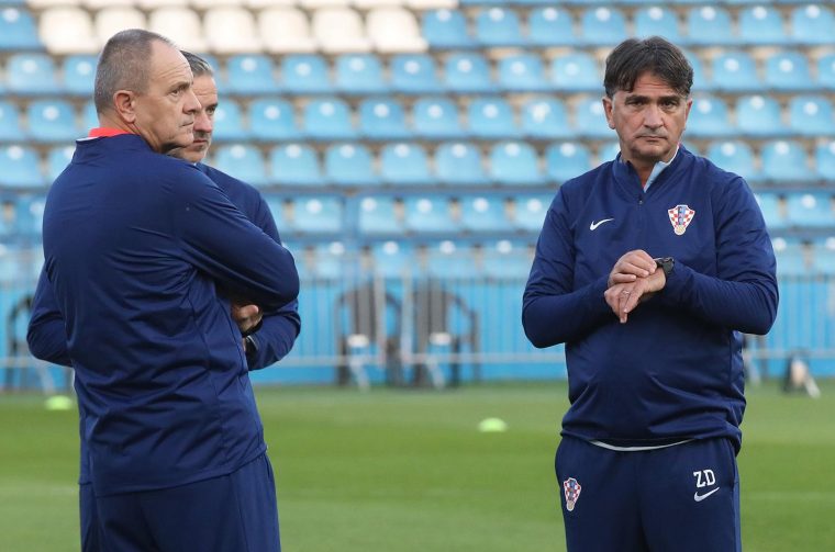 Varaždin: Trening nogometne reprezentacije Hrvatske uoči utakmice s Gibraltarom