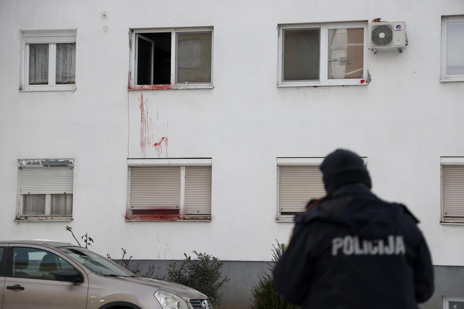 Varaždin: Tragovi krvi na zgradi, policijski očevid je u tijeku