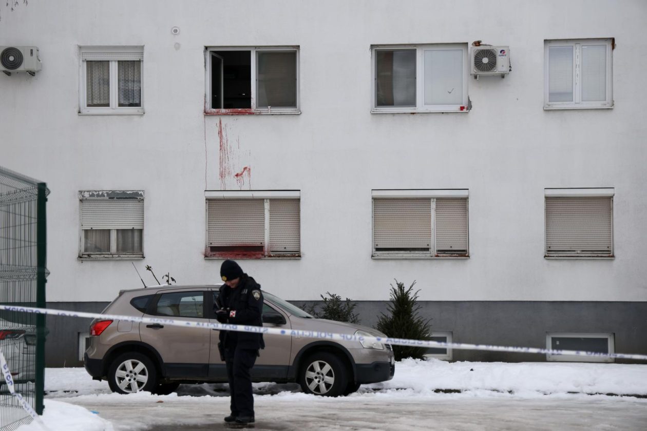 Varaždin: Tragovi krvi na zgradi, policijski očevid je u tijeku