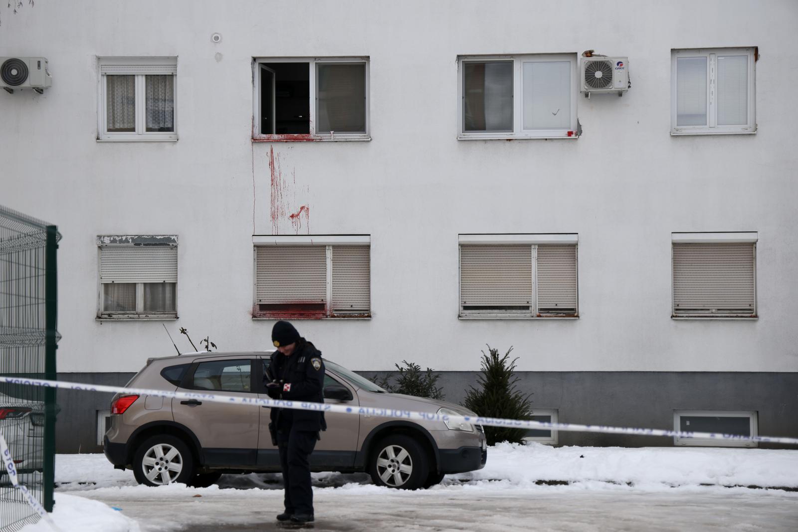 Varaždin: Tragovi krvi na zgradi, policijski očevid je u tijeku