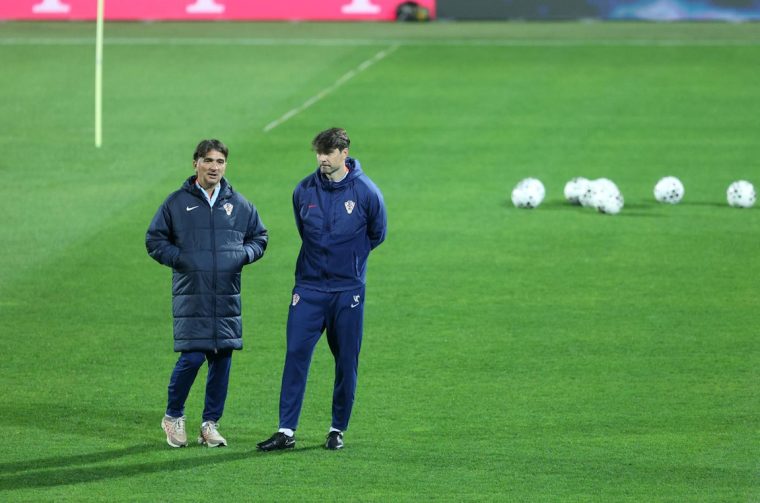 Rijeka: Nogometaši Hrvatski odradili trening uoči utakmice protiv Farskih otoka