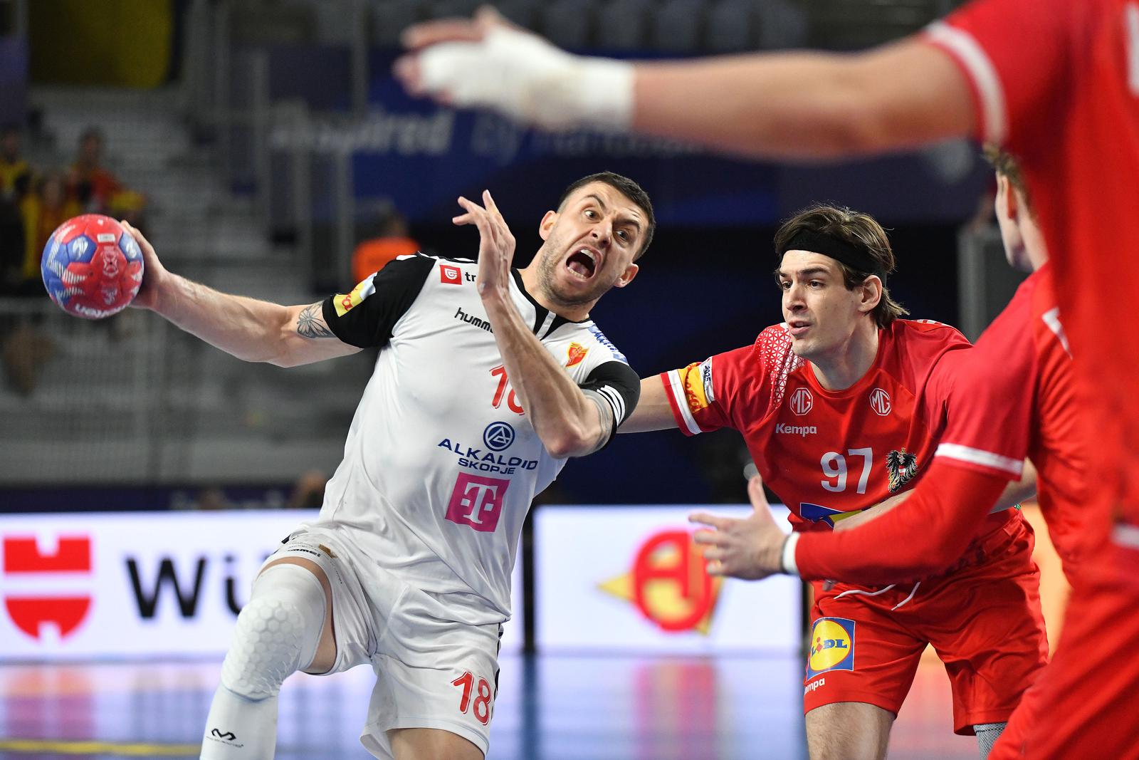 IHF Svjetsko rukometno prvenstvo 2025., Austrija – Sjeverna Makedonija