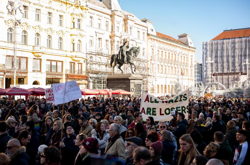 Zagreb: Prosvjedni marš “Ujedinjeni protiv fašizma” Zagreb: Prosvjedni marš “Ujedinjeni protiv fašizma”