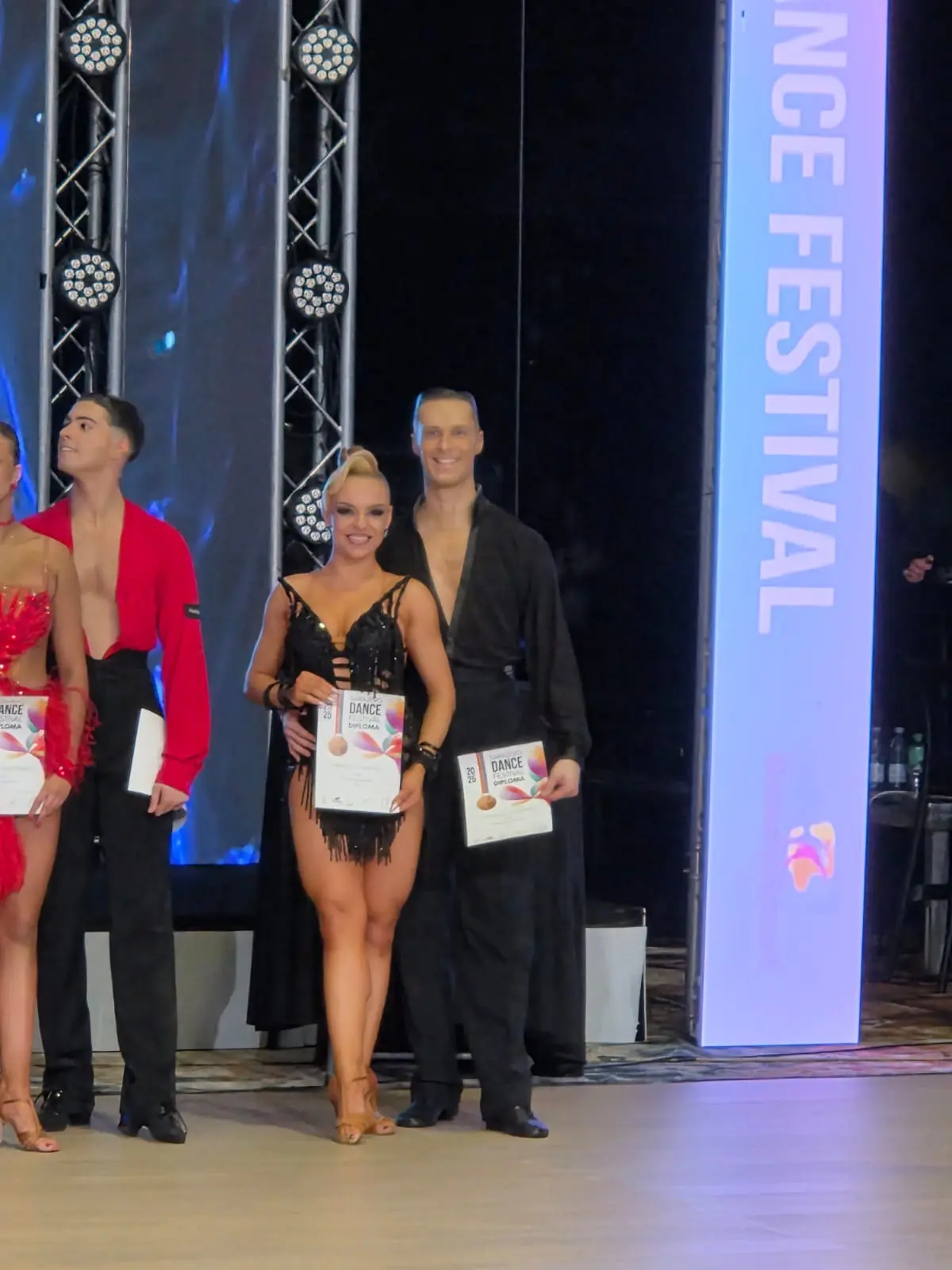 Paula Hude i Vedran Sraga na proglašenju svjetskog prvenstva u Sarajevu Paula Hude i Vedran Sraga na proglašenju svjetskog prvenstva u Sarajevu