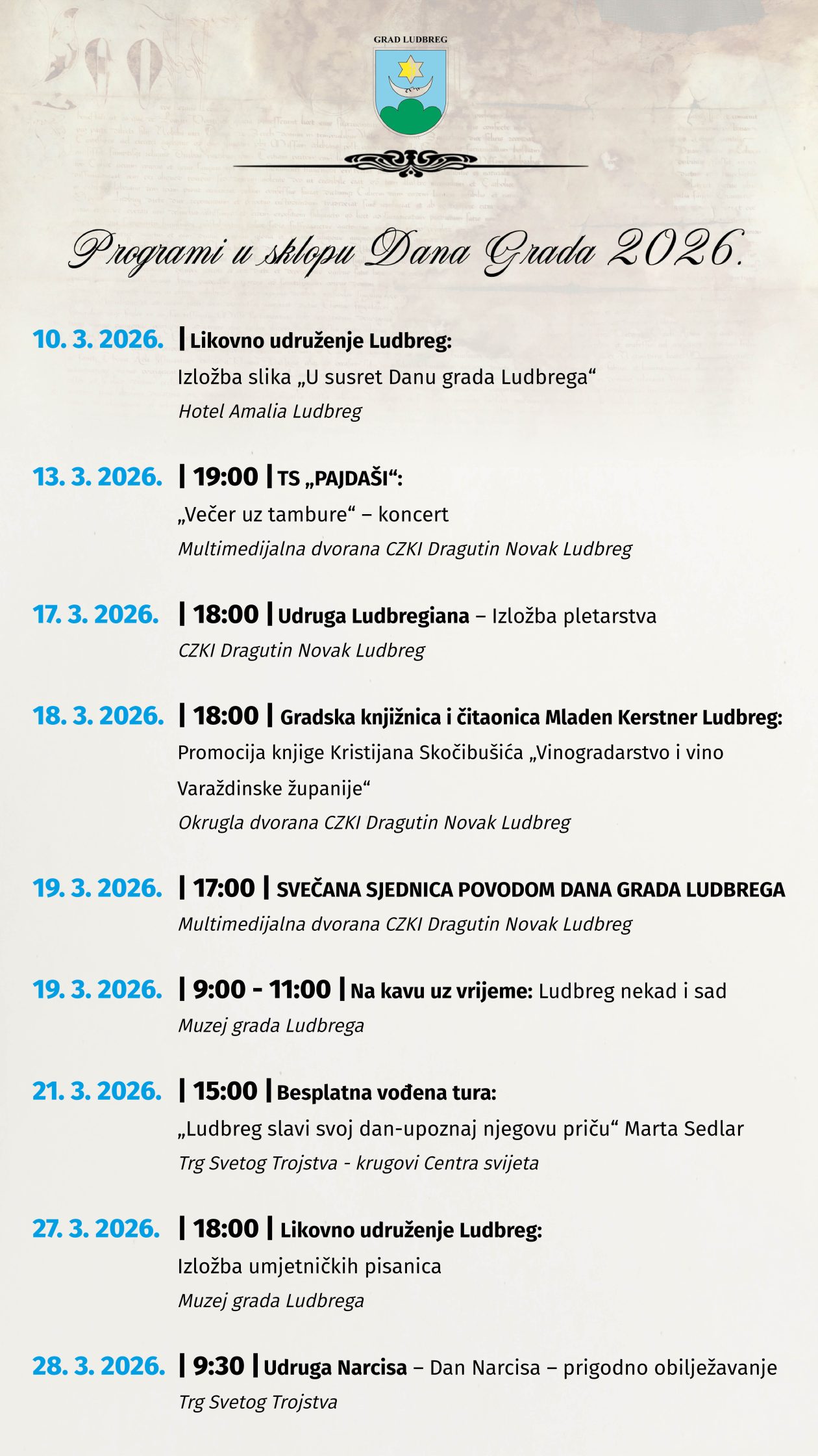 Program Dan Grada 2026